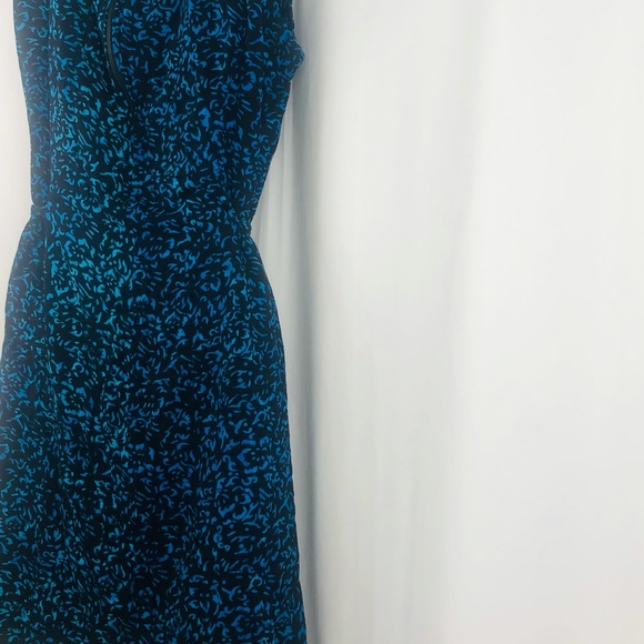 Kimberley’s Travels Rayon patterned sleeveless mini shift dress L - Picture 10 of 15